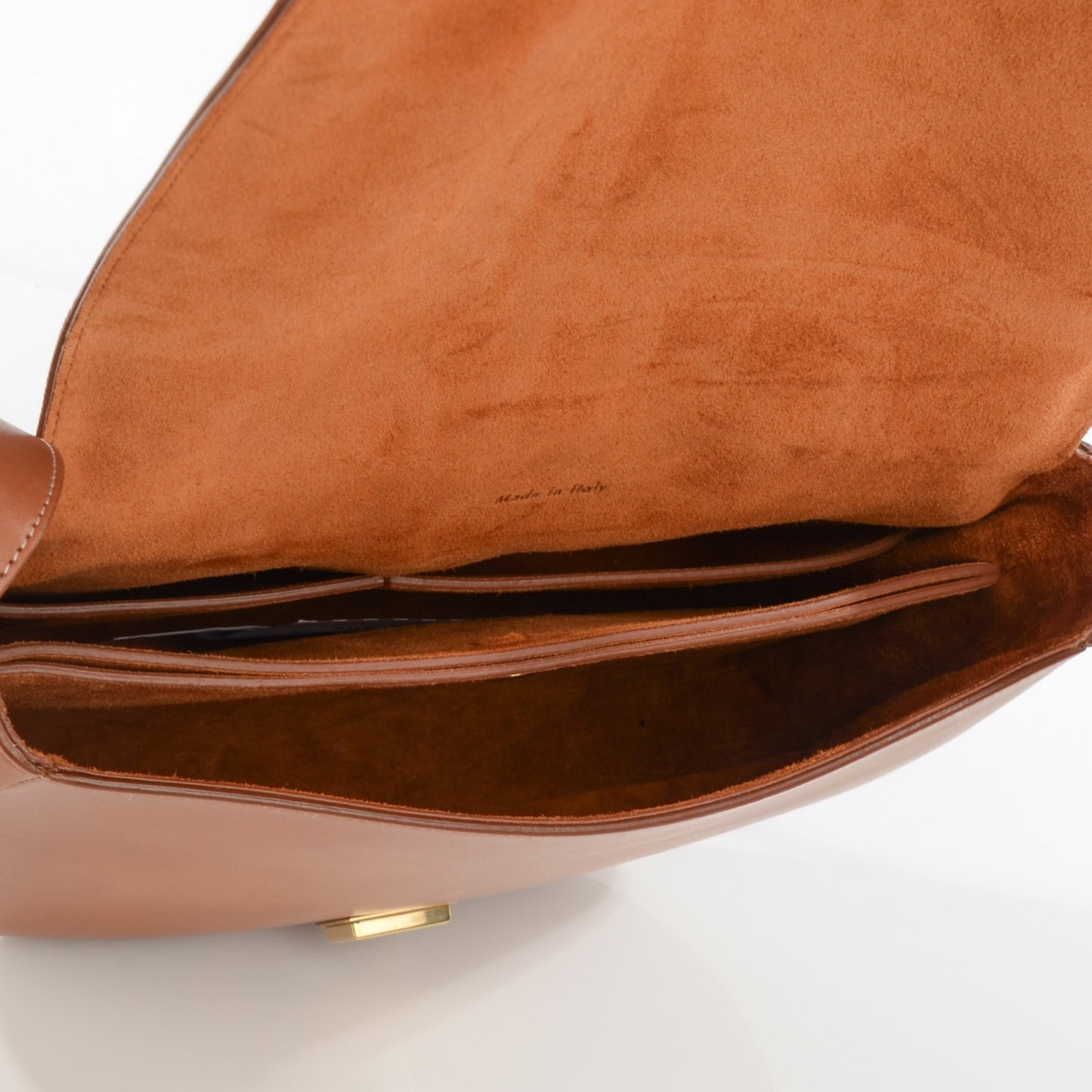 Natural Calfskin Trotteur Messenger Tan