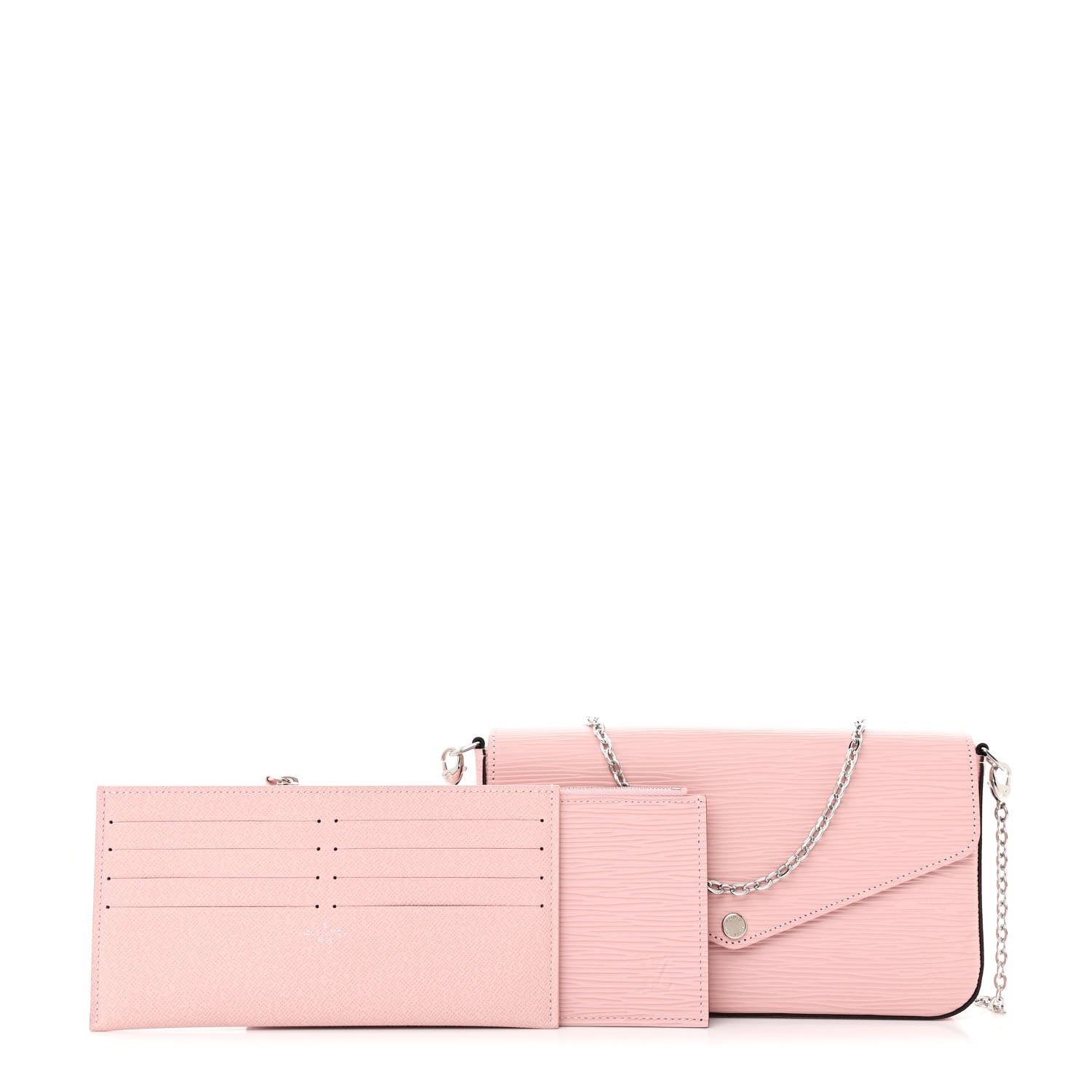 Louis Vuitton Epi Pochette Felicie Rose Ballerine 3 of 12