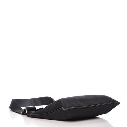 Prada Nylon Saffiano Flat Messenger Bag Black 4 of 9
