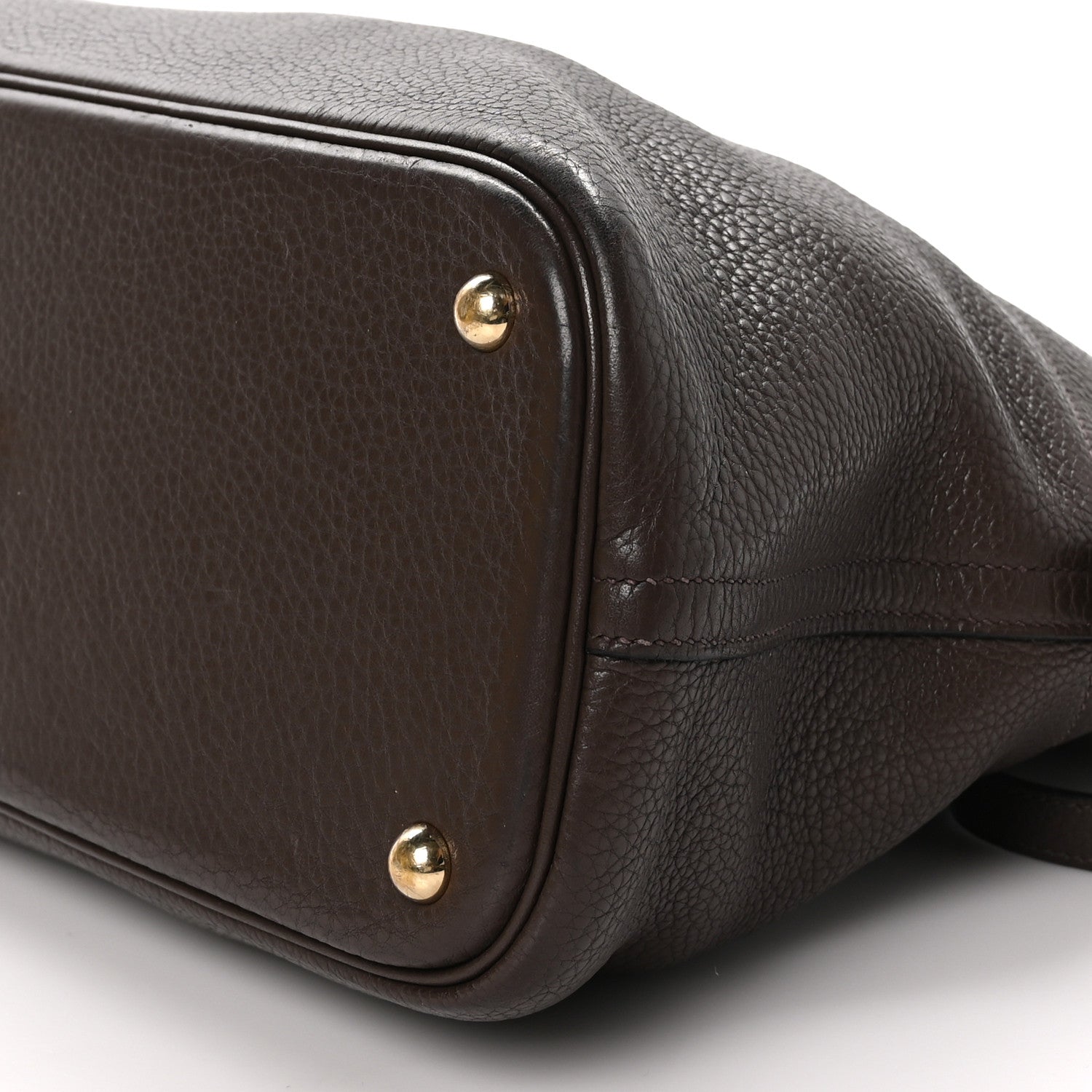 Hermes Taurillon Clemence Bolide 35 Cafe 9 of 11