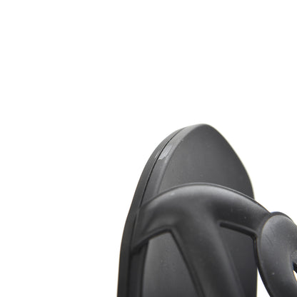 Hermes Rubber Aloha Sandals 38 Black 8 of 11