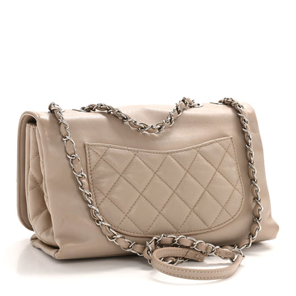 Chanel Calfskin Small Tramezzo Flap Beige 3 of 13