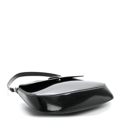 Prada Spazzolato Cleo Flap Shoulder Bag Black 3 of 8