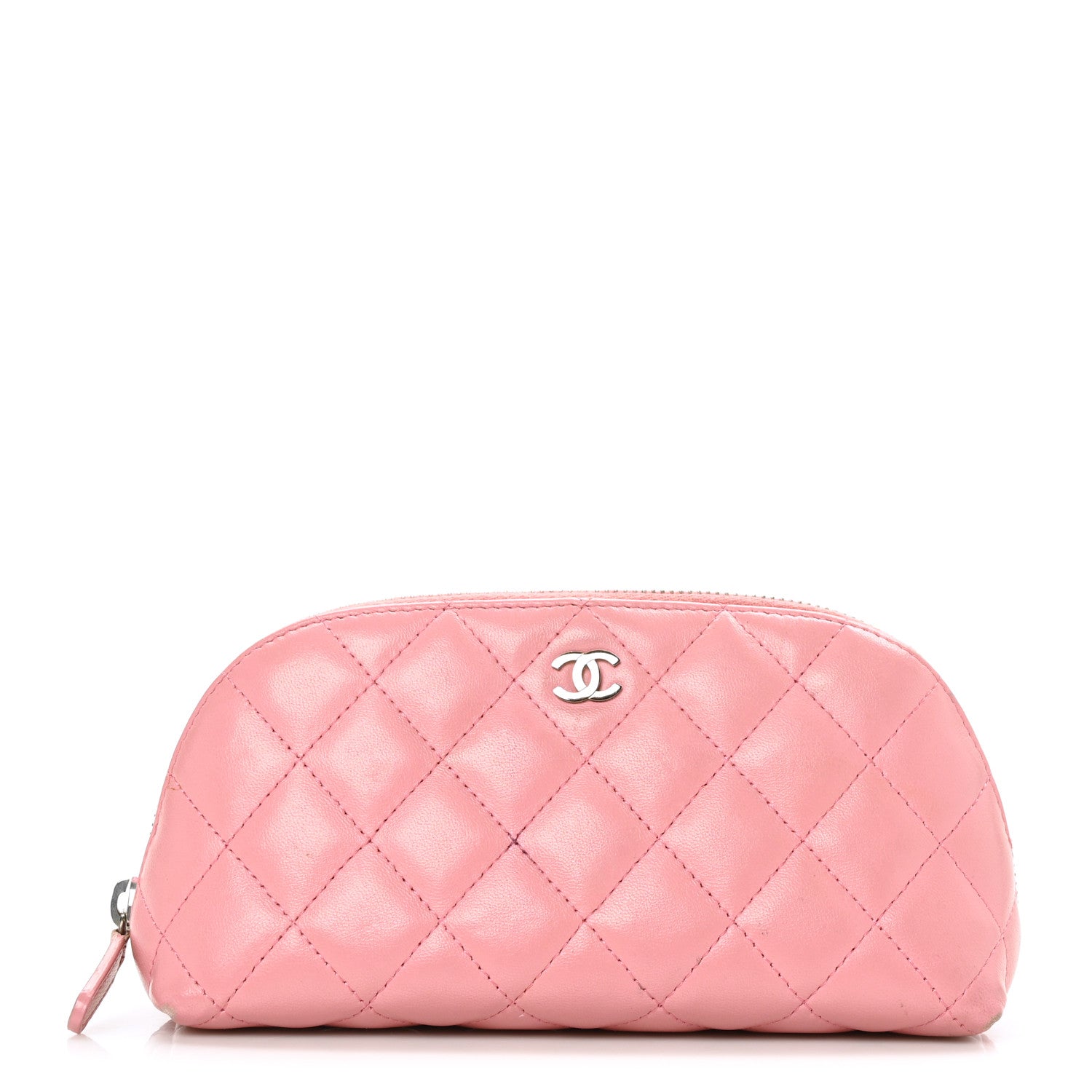 Chanel Calfskin Quilted Palette Cosmetic Case Pink 1 of 12
