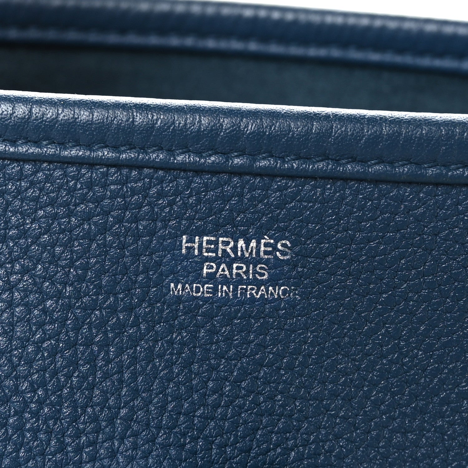 Hermes Taurillon Clemence Evelyne III PM Deep Blue 7 of 11