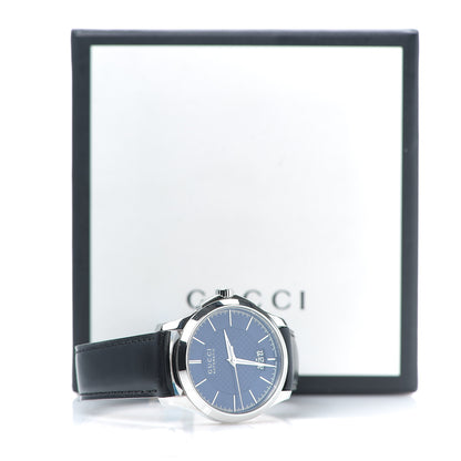 Gucci Stainless Steel Calfskin 38mm G-Timeless Automatic Watch Blue 5 of 5