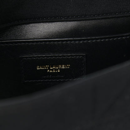 Saint Laurent Jersey Wool Patchwork Monogram Medium Jamie Baguette Black 6 of 9