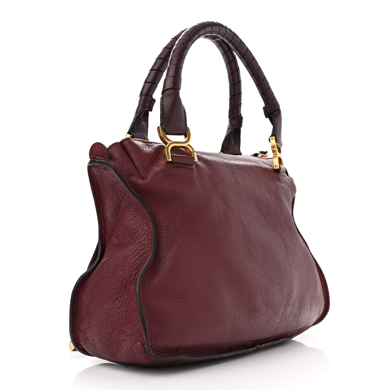 Chloe Calfskin Medium Marcie Satchel Cocoa 3 of 19