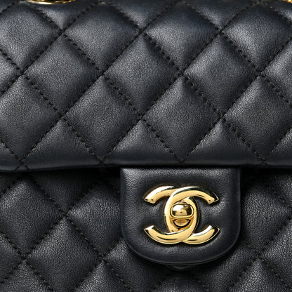 Chanel Calfskin Quilted Mini Urban Spirit Backpack Black 8 of 14