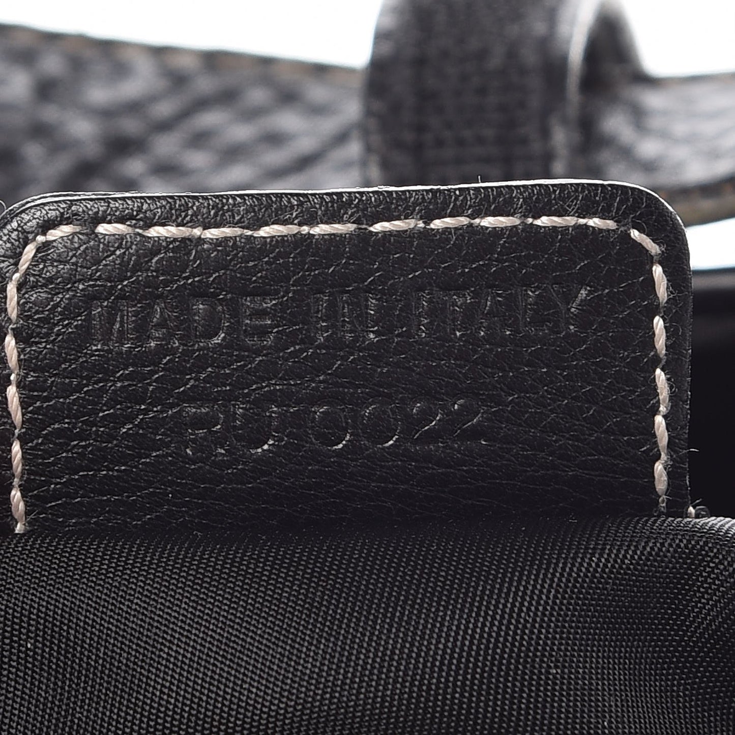 Calfskin Double Saddle Bag Black