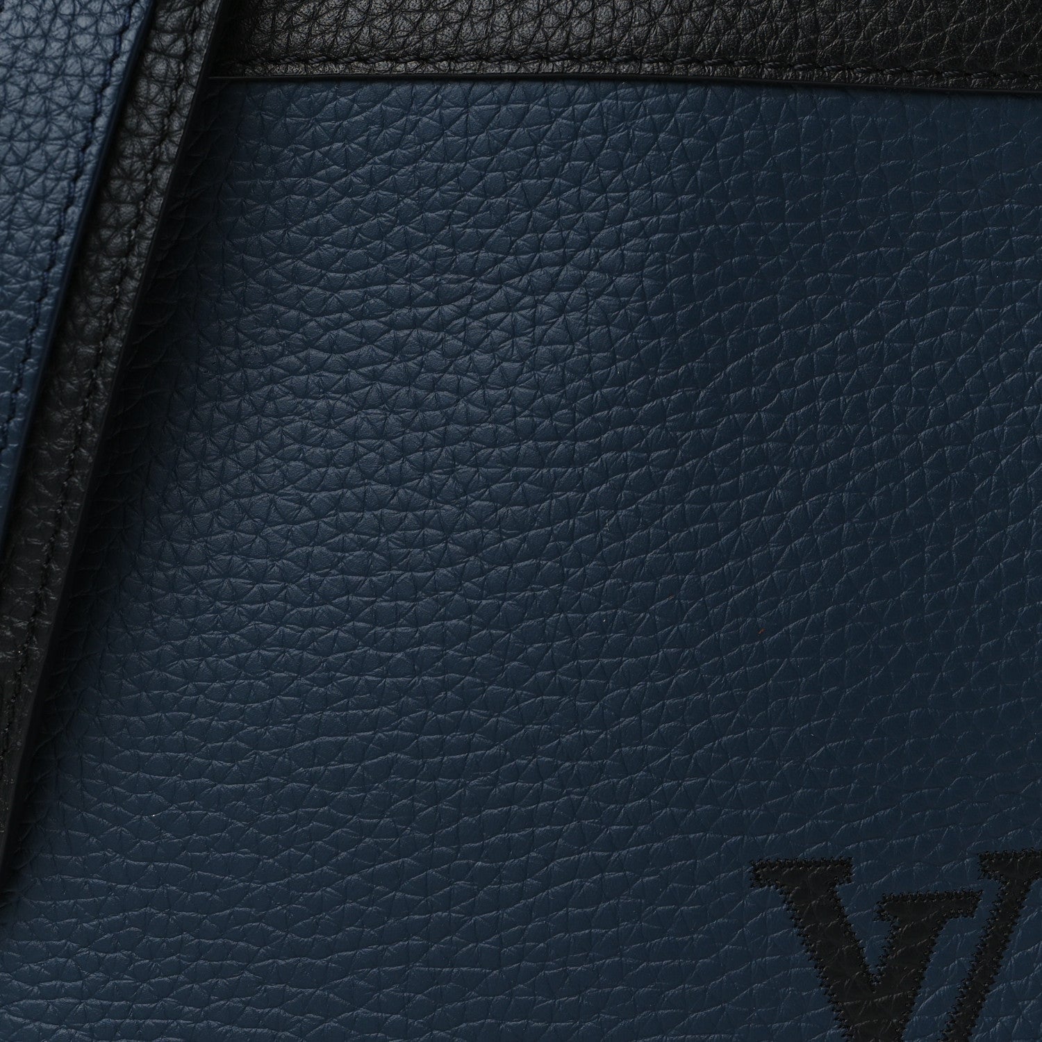 Louis Vuitton Taurillon Danube Slim PM Navy Black 7 of 9