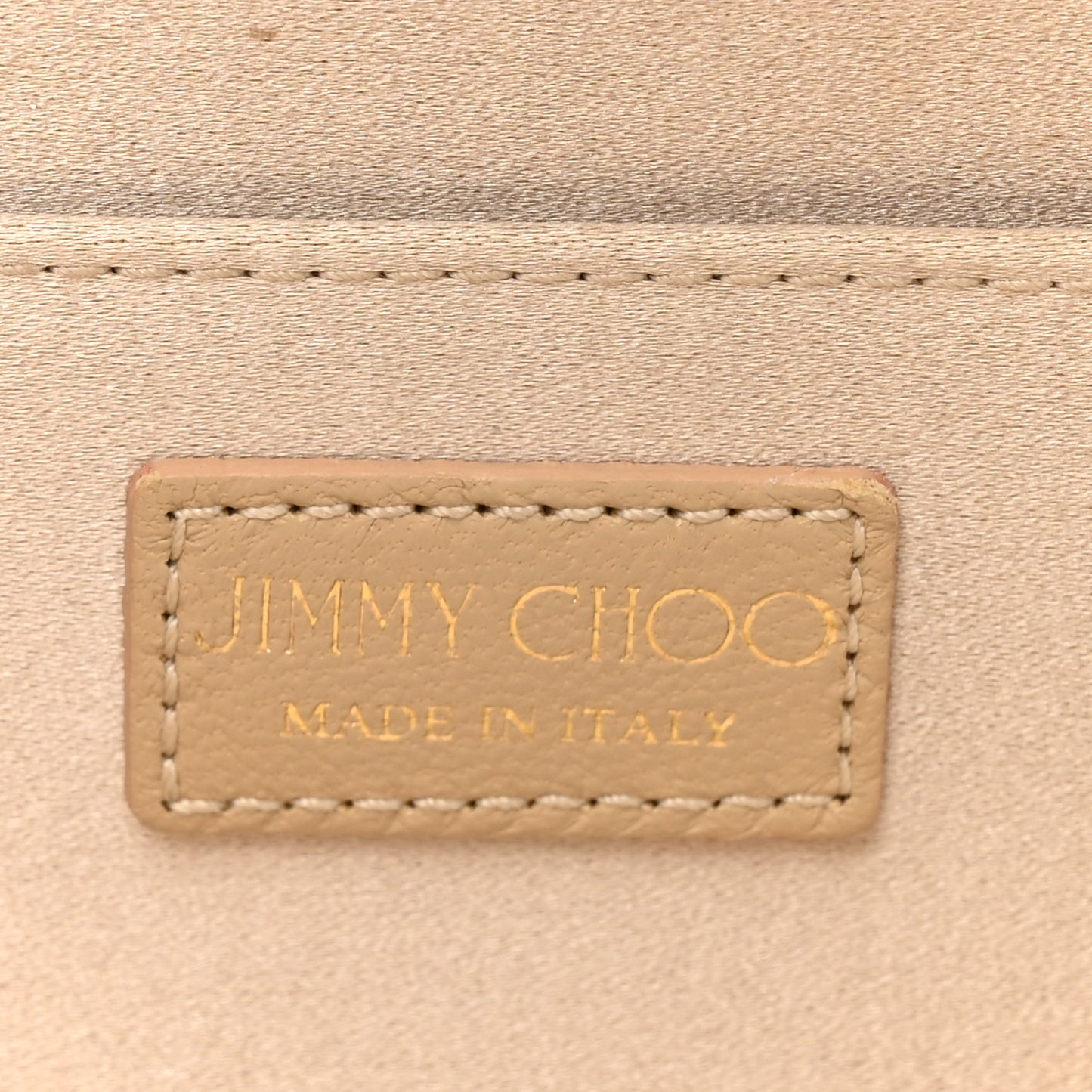 Glitter Fabric Camille Clutch Champagne