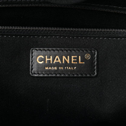 Chanel Lurex Boucle Small Deauville Tote Black 6 of 10