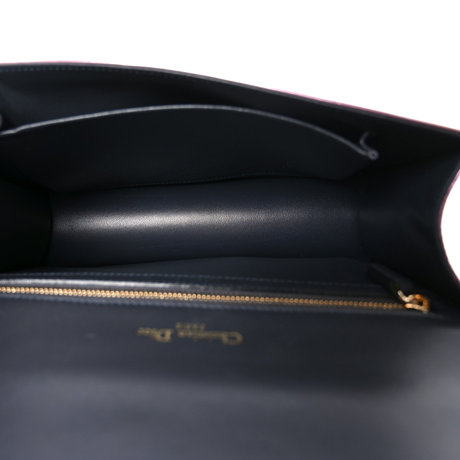 Christian Dior Metallic Patent Micro-Cannage Medium Diorama Flap Bag Pink 5 of 9