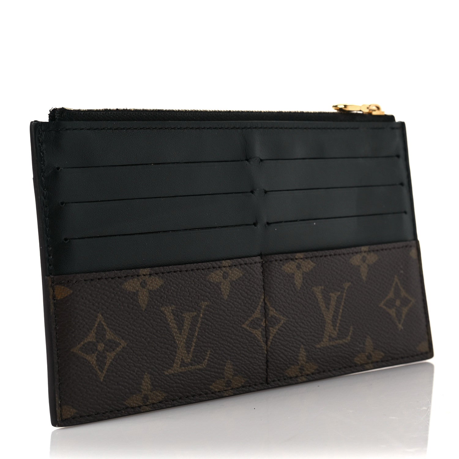Louis Vuitton Monogram Slim Purse Black 3 of 6