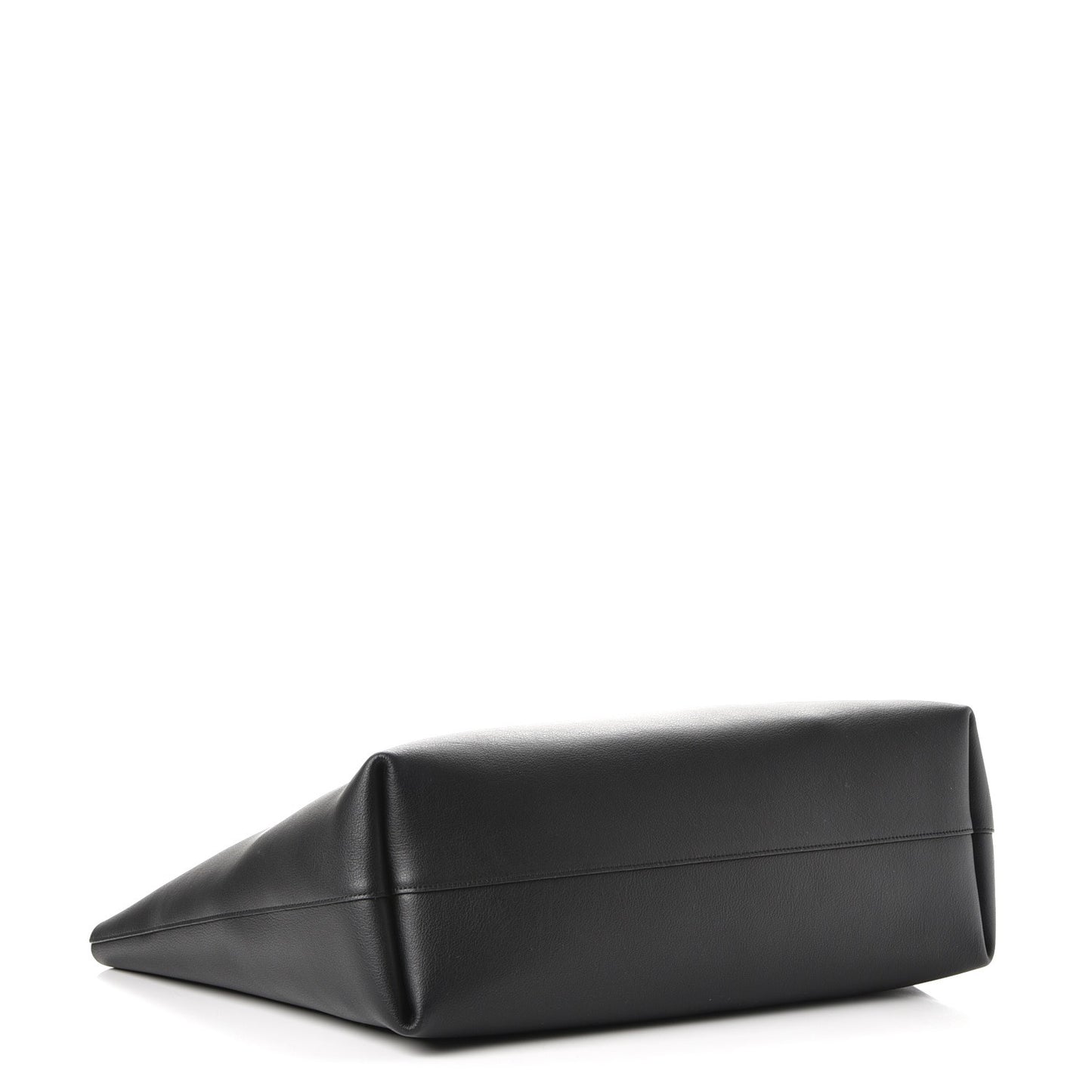 Calfskin Large Shopping Tote Black