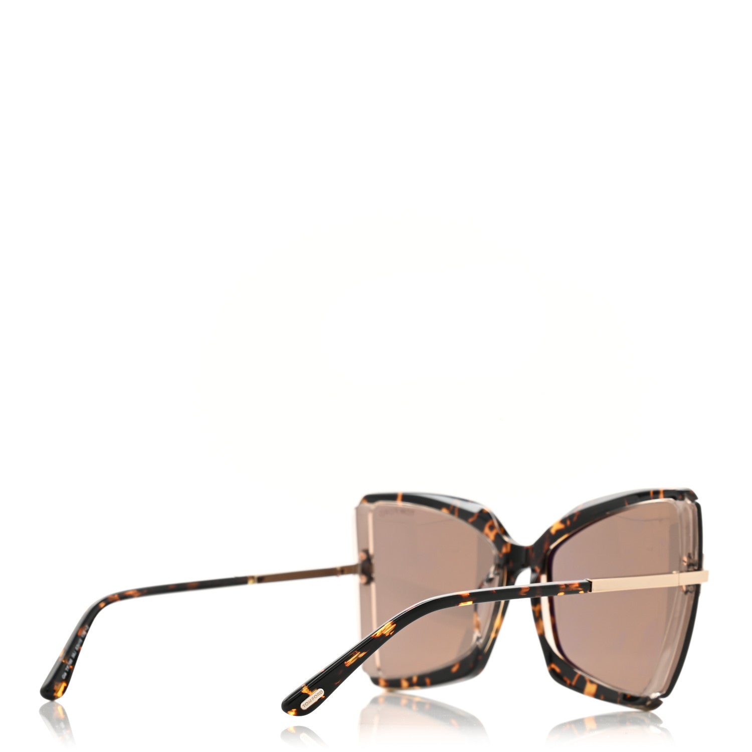 Tom Ford Gia Sunglasses TF766 Havana Roviex 4 of 8