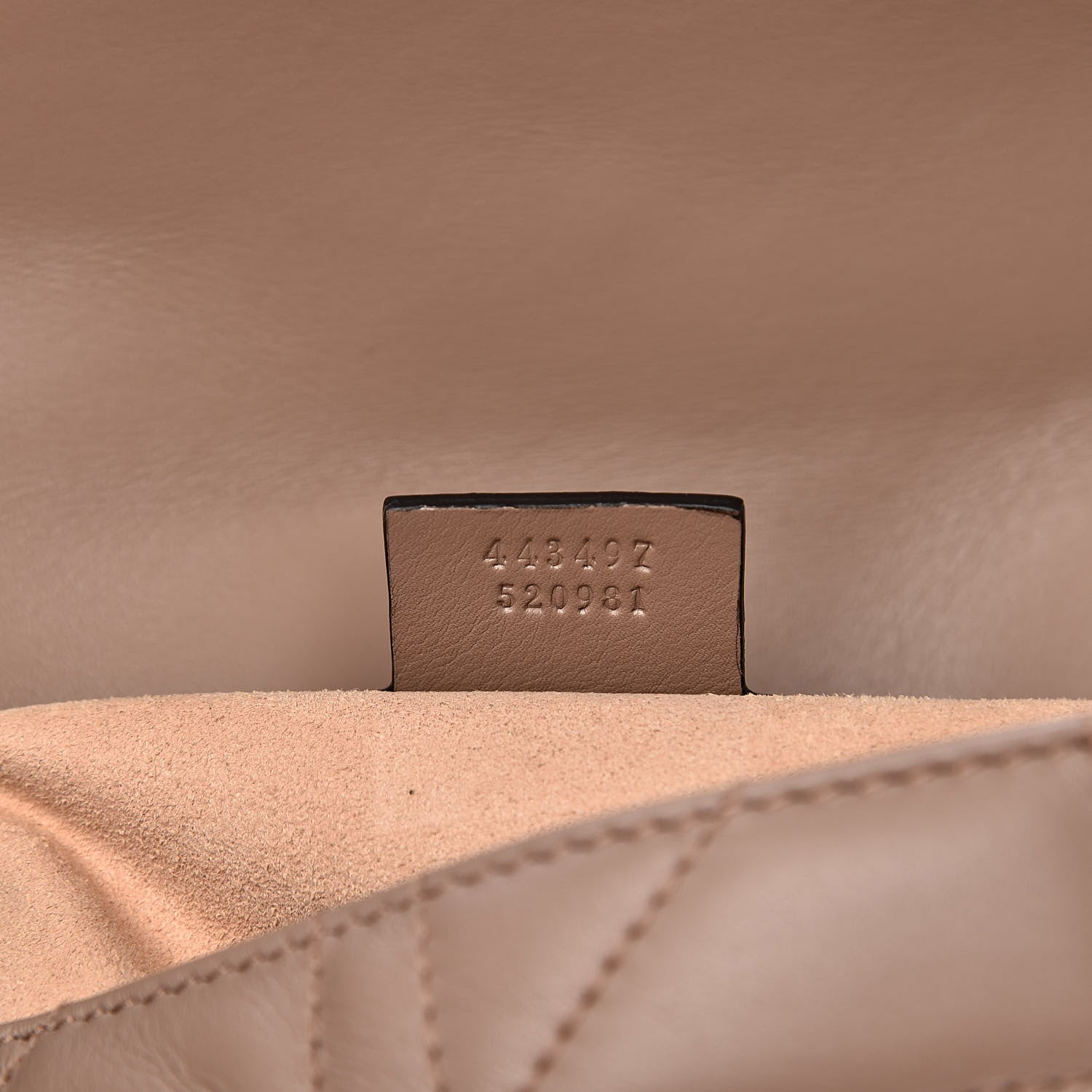 Gucci Calfskin Matelasse Studded Small Pearly GG Marmont Shoulder Bag Porcelain Rose 7 of 10