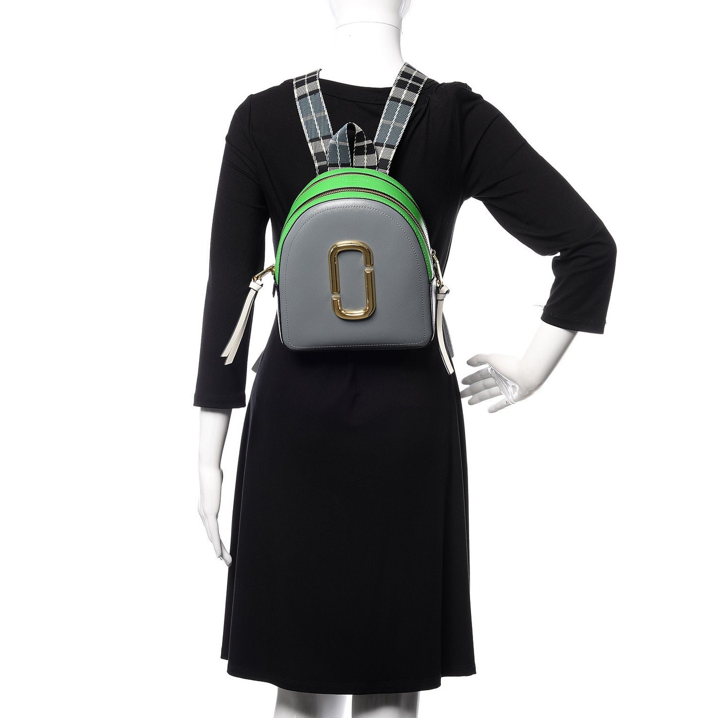Saffiano Snapshot Backpack Slate Multicolor
