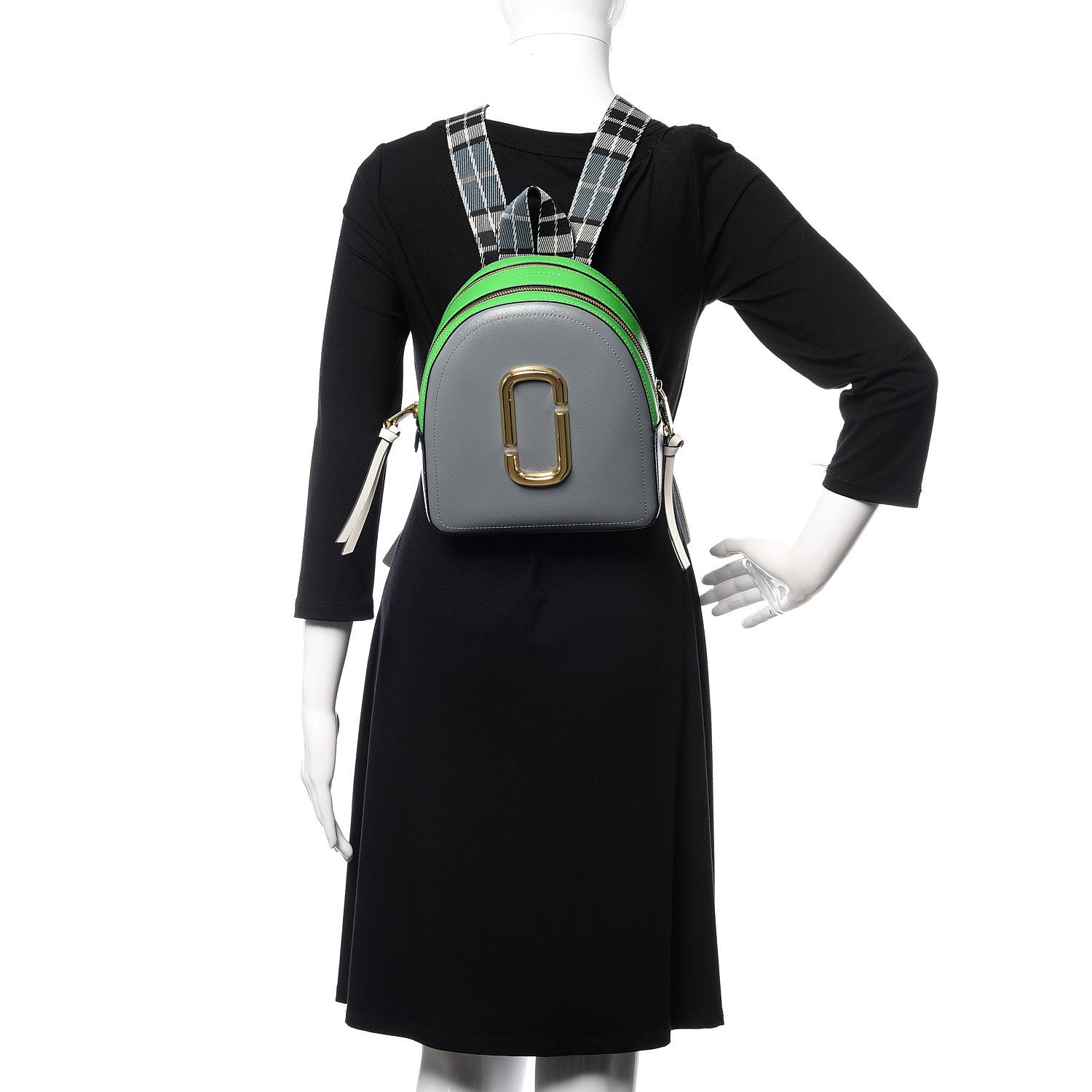 Marc Jacobs Saffiano Snapshot Backpack Slate Multicolor 2 of 10