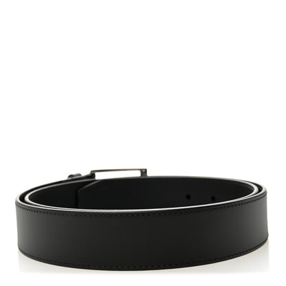 Louis Vuitton Calfskin Vendome 35mm Uniform Belt 100 40 Black 2 of 5