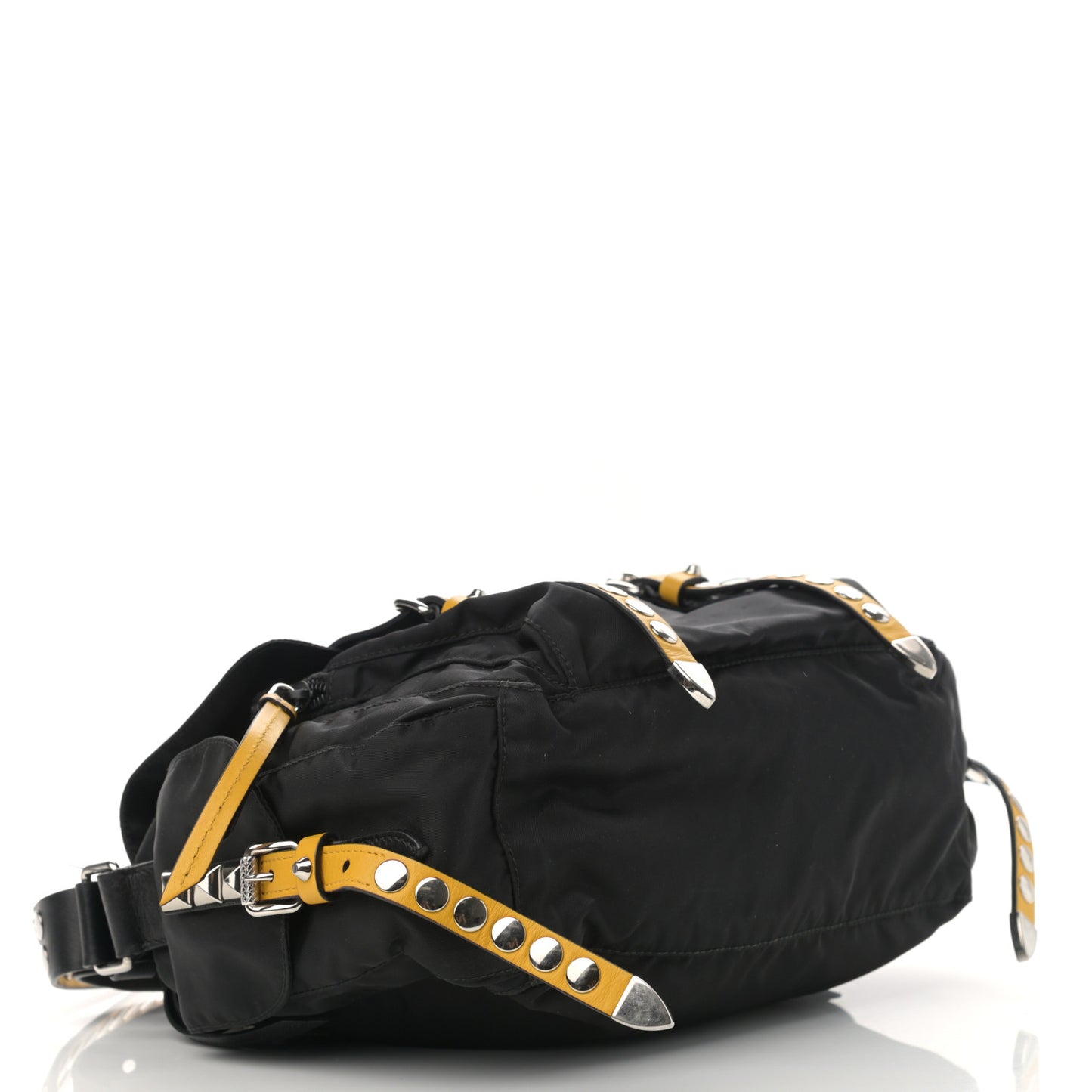 Nylon New Vela Studded Messenger Black Soleil