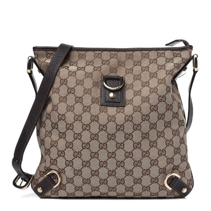 Gucci Monogram Abbey Messenger Bag Dark Brown 1 of 10