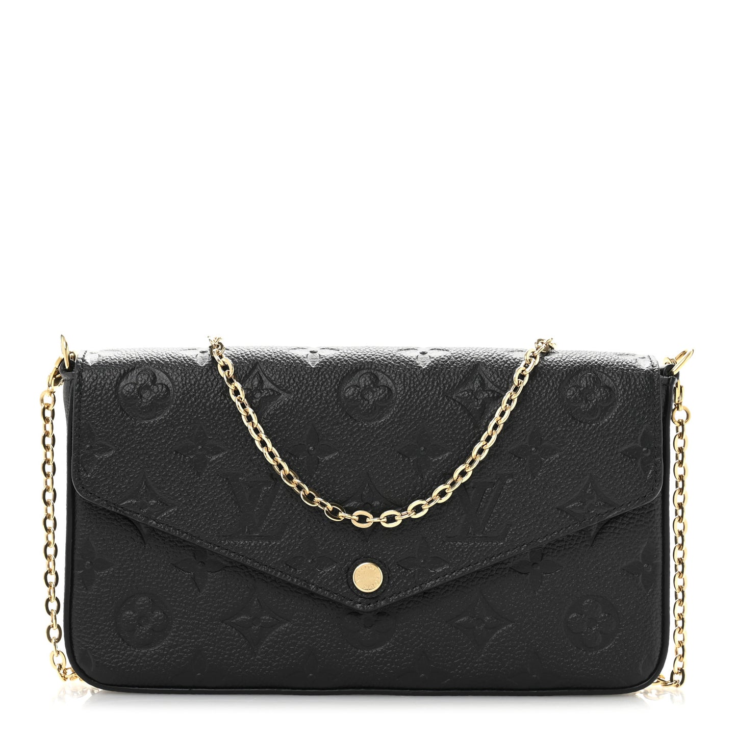 Empreinte Pochette Felicie Chain Wallet Black