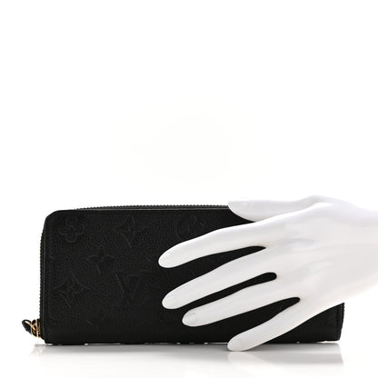 Louis Vuitton Empreinte Clemence Wallet Black 2 of 10