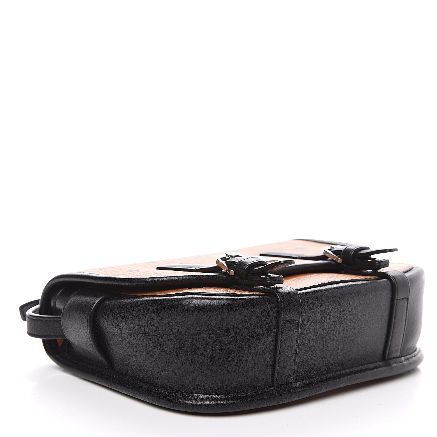 MCM Visetos Small Crossbody Flap Messenger Cognac 3 of 11