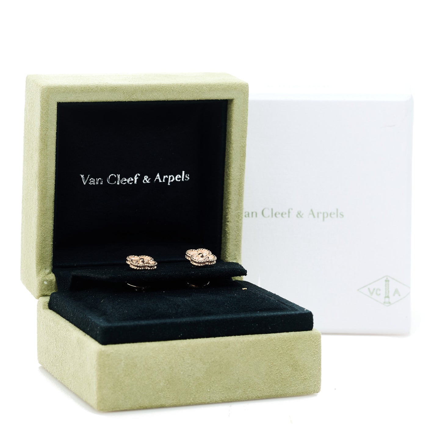 18K Rose Gold Sweet Alhambra Earrings
