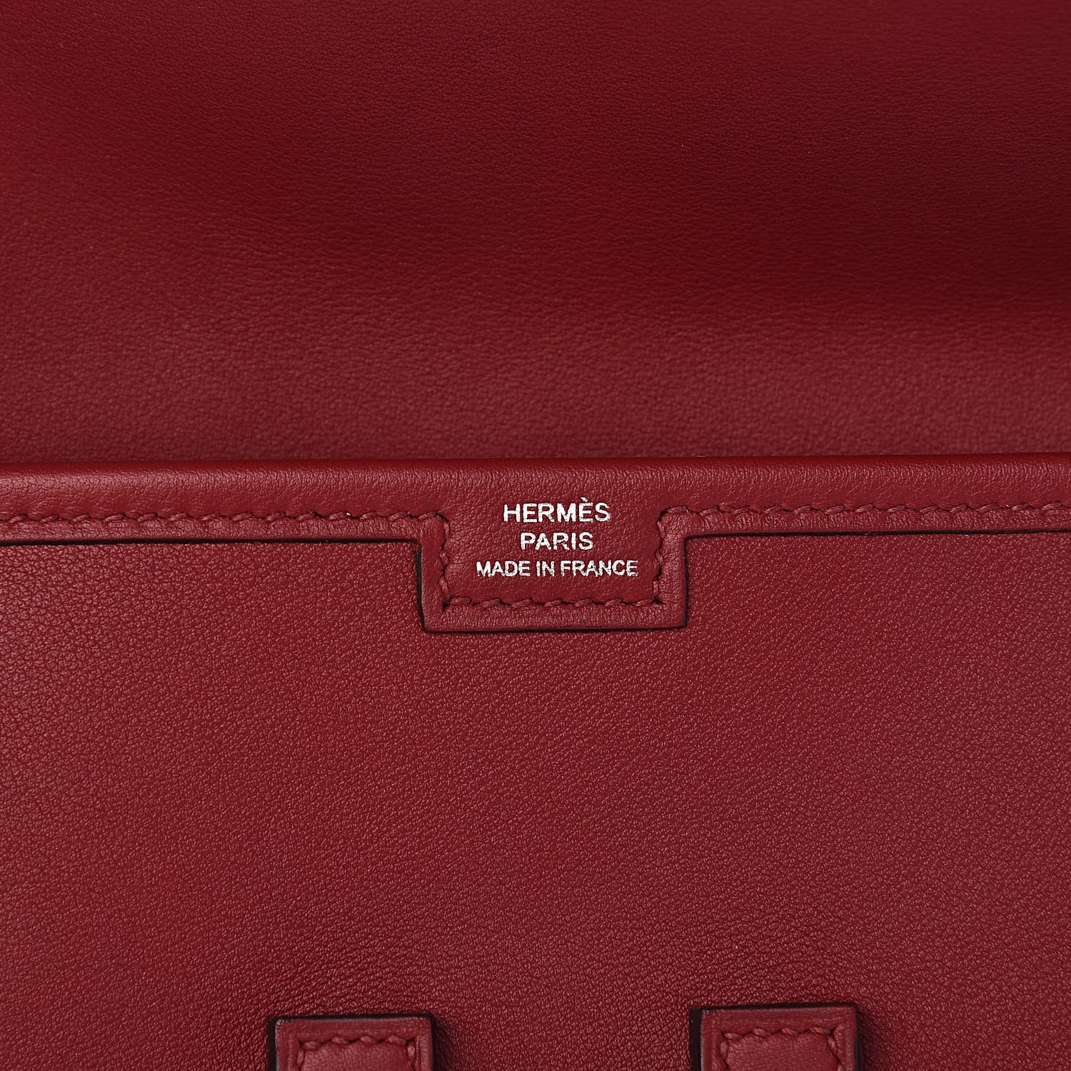 Hermes Swift Jige Elan 29 Clutch Rouge Grenat 6 of 7