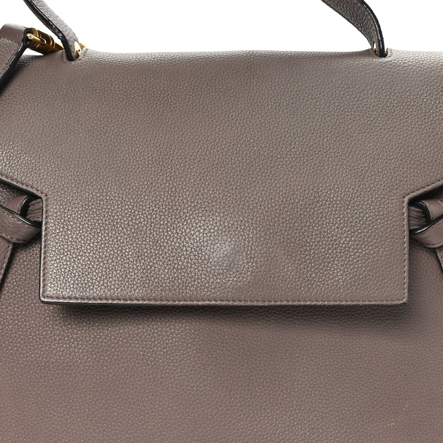 Grained Calfskin Mini Belt Bag Light Taupe