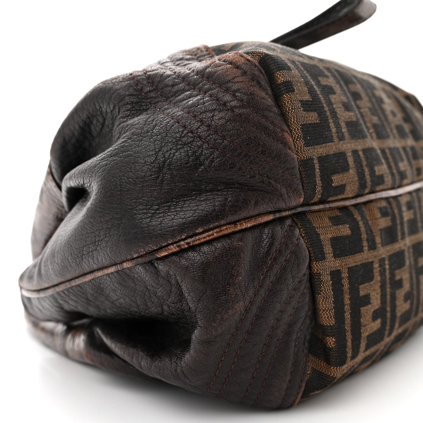 Zucca Nappa Nuvolata Vitello Tortuga Small Spy Tobacco Moro