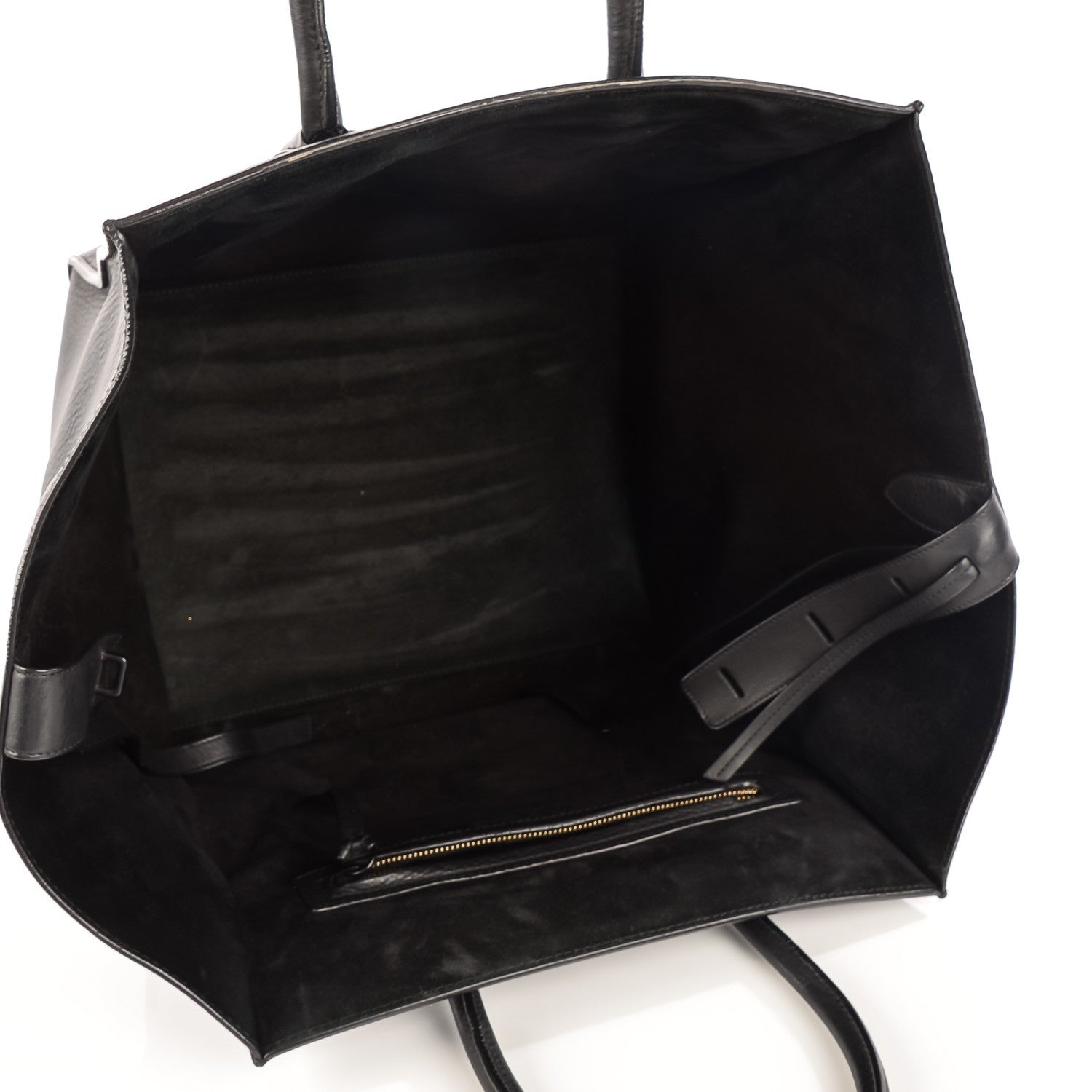 Celine Supple Calfskin Medium Phantom Luggage Black 5 of 9