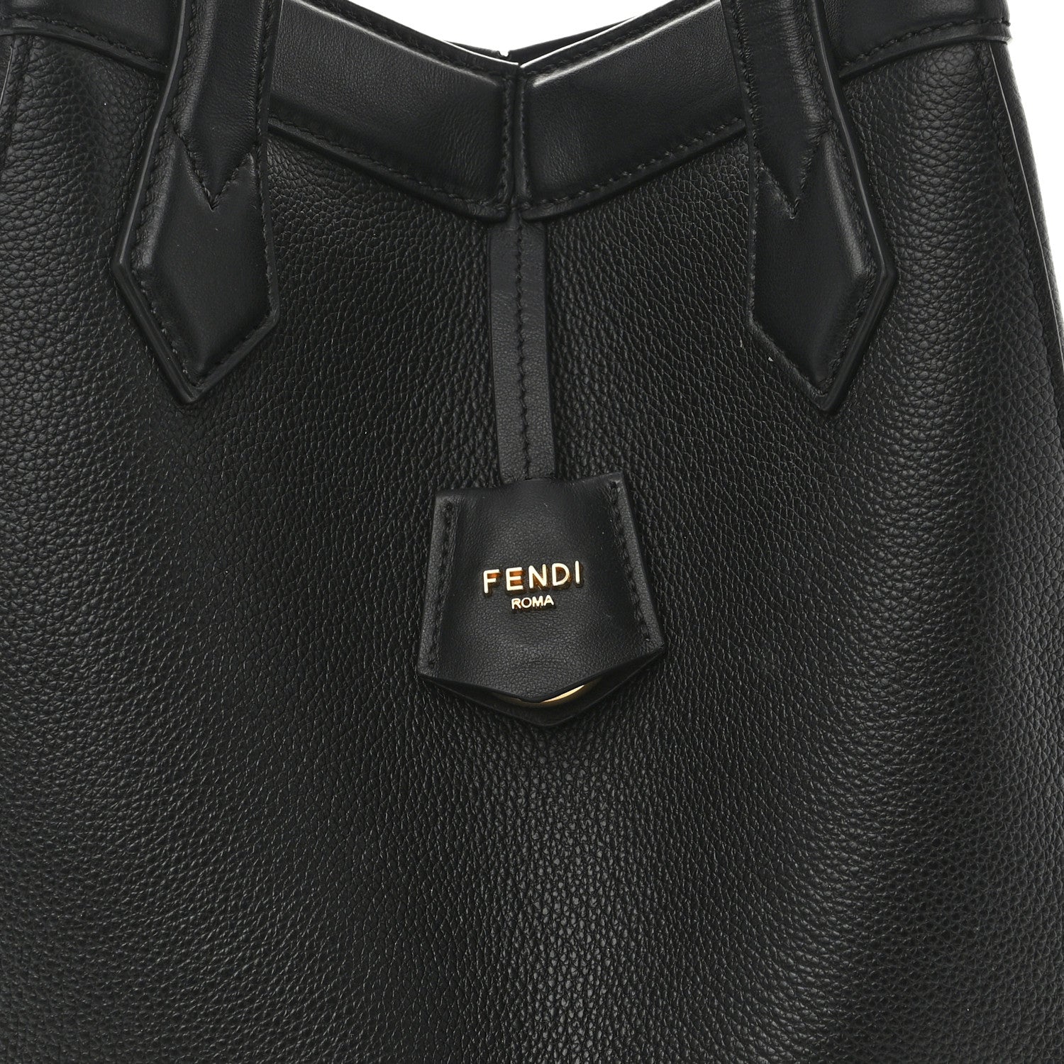 Fendi Vitello Cher Grace Medium Fendi Origami Black 7 of 9