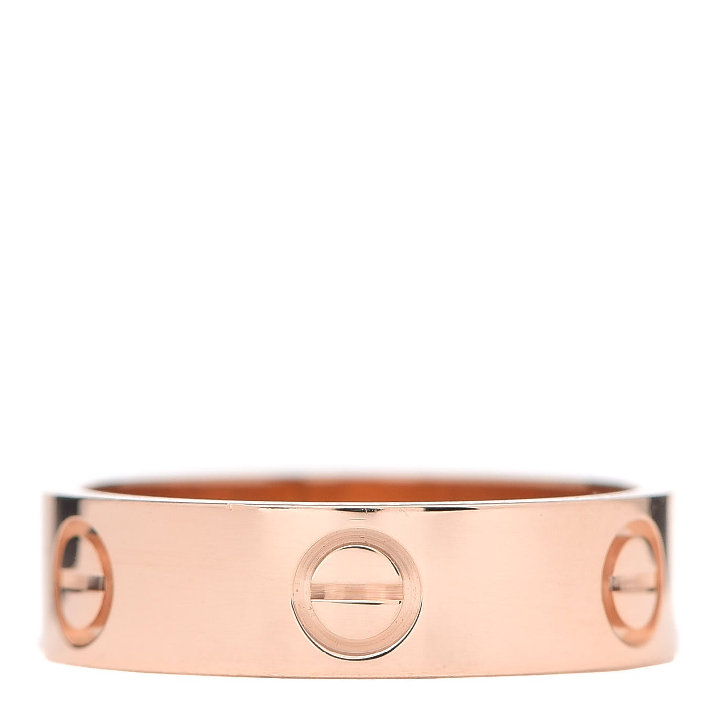 18K Pink Gold 5.5mm LOVE Ring 56 7.5