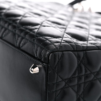 Christian Dior Lambskin Cannage Large Lady Dior Black 8 of 21