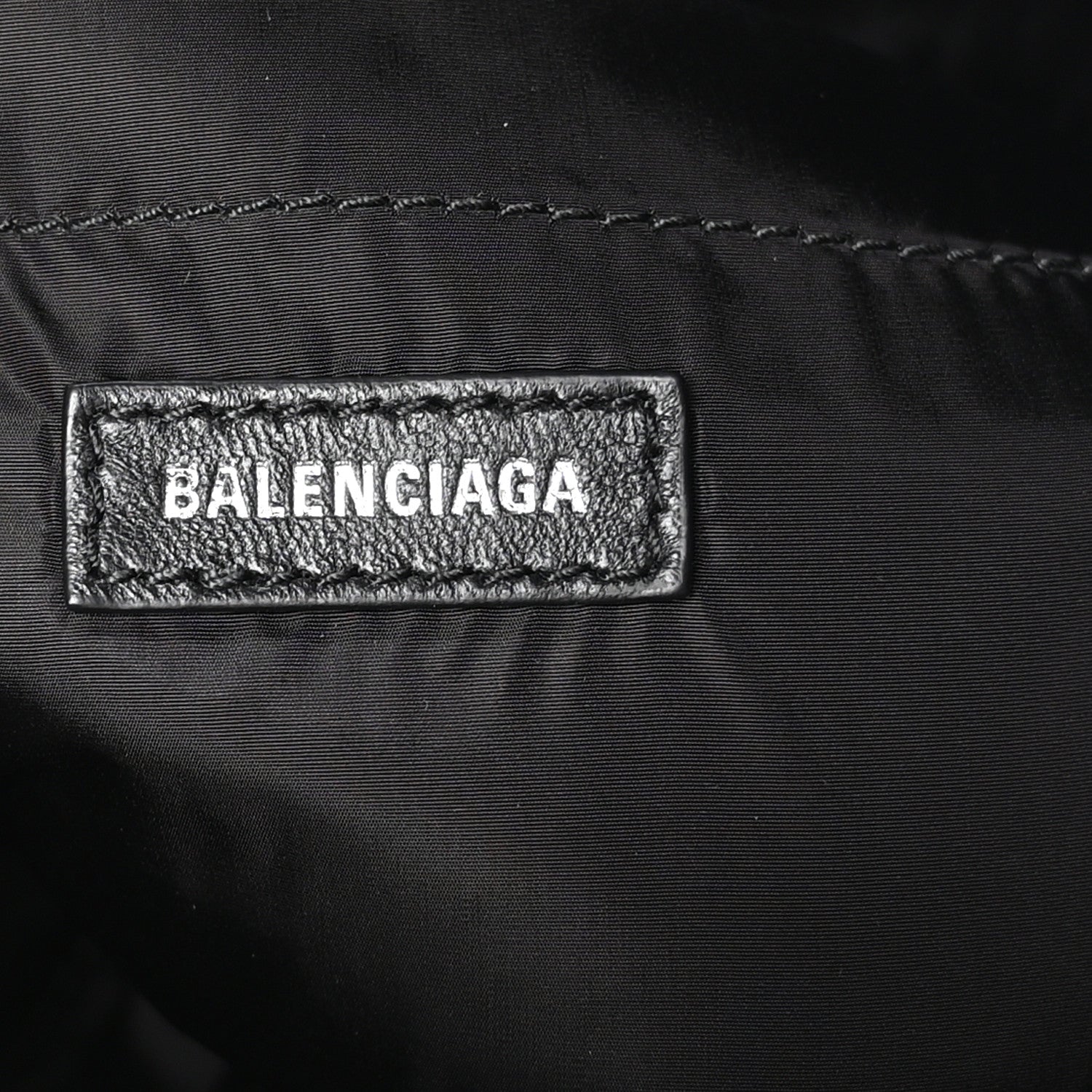 Balenciaga Arena Calfskin Nylon Medium Monaco Chain Shoulder Bag Optic White 6 of 10