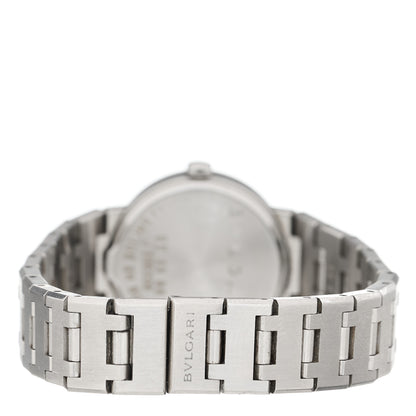 Bulgari Stainless Steel 23mm Quartz Watch Black 3 of 4