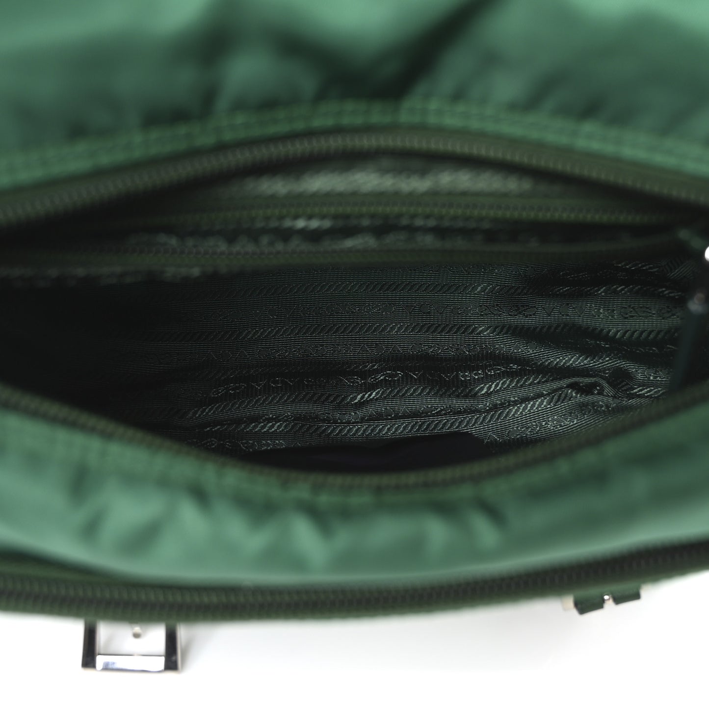 Nylon Vela Saffiano Messenger Bag Oleandro