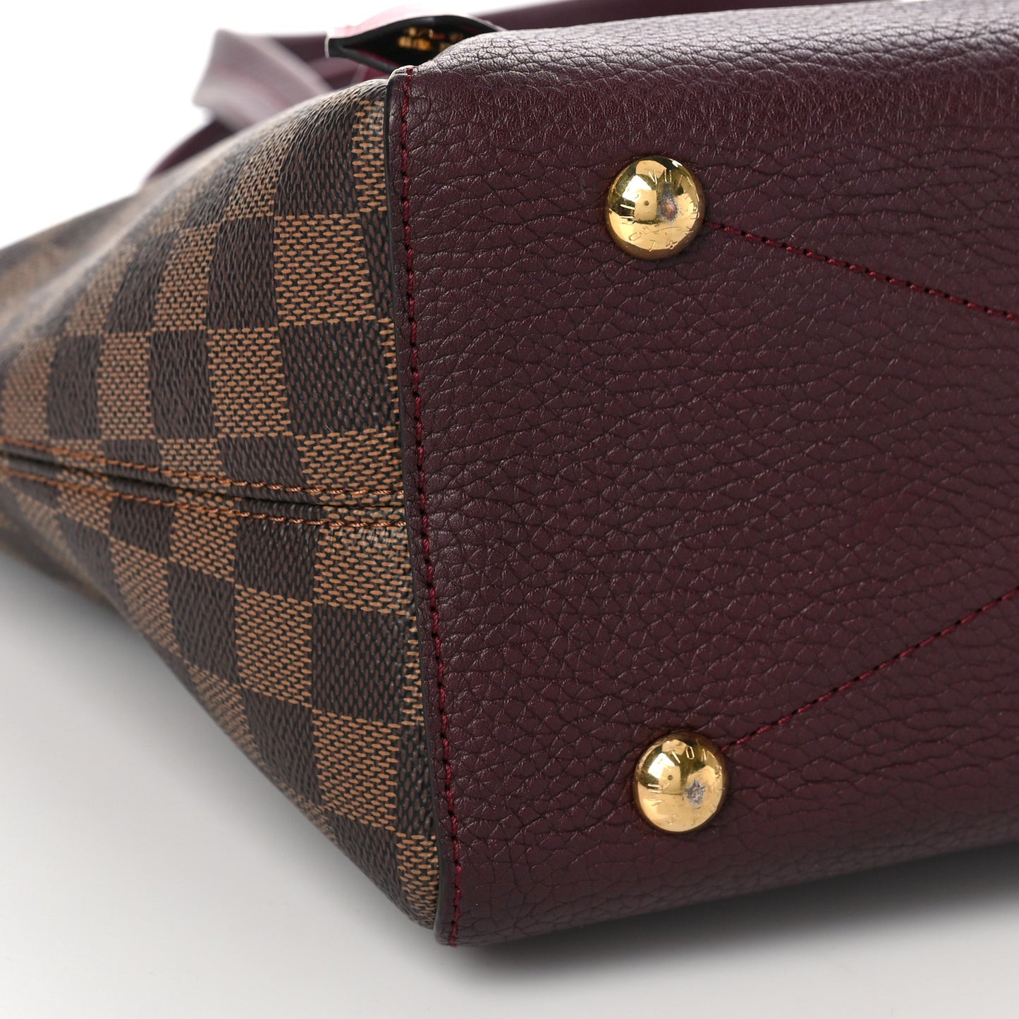 Damier Ebene Cuir Taurillon Hyde Park Fuchsia