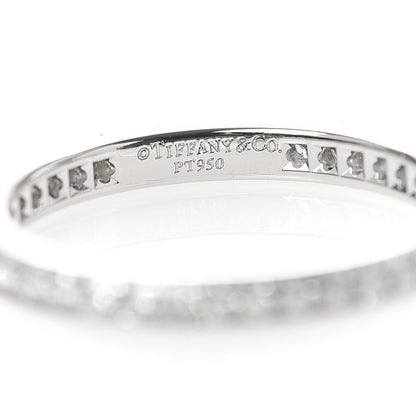 Tiffany Platinum Diamond 2mm Legacy Band Ring 52 6 4 of 4