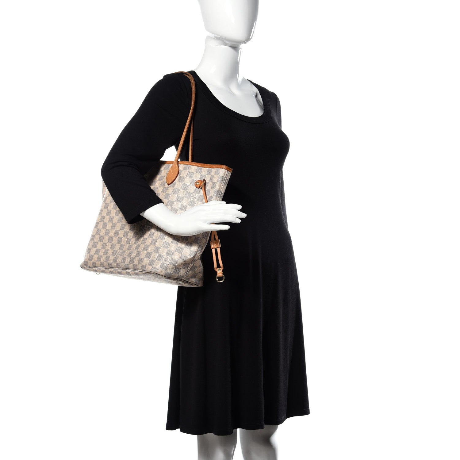 Louis Vuitton Damier Azur Neverfull MM 2 of 37
