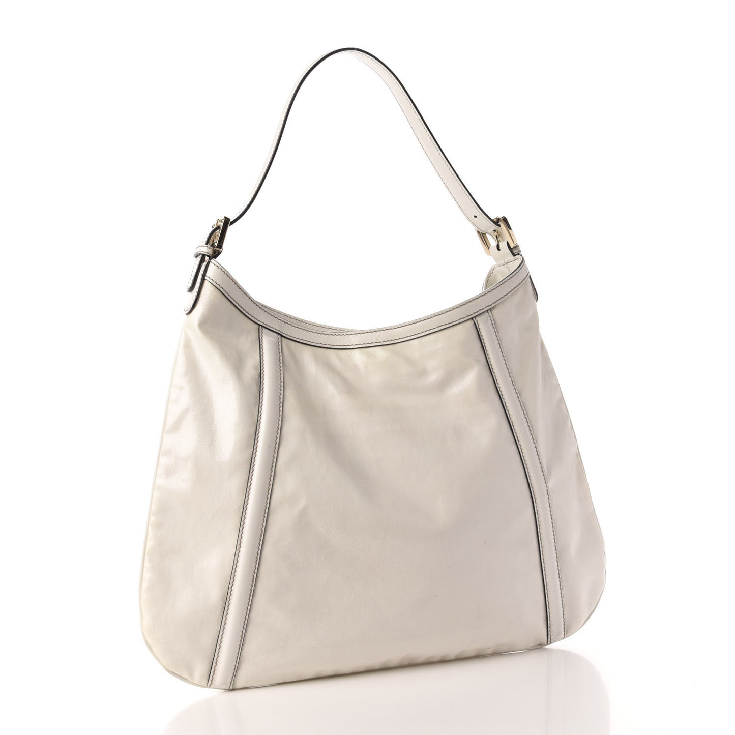 Dialux Medium Britt Shoulder Bag Off White