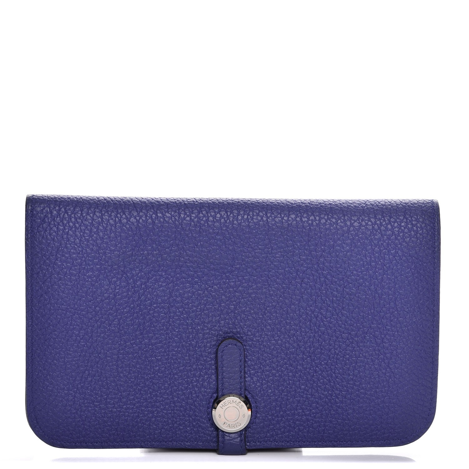 Hermes Togo Dogon Duo Wallet Bleu Electrique 1 of 13
