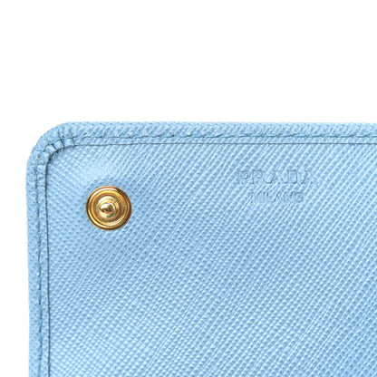 Prada Saffiano Metal Continental Flap Wallet Voyage 6 of 7