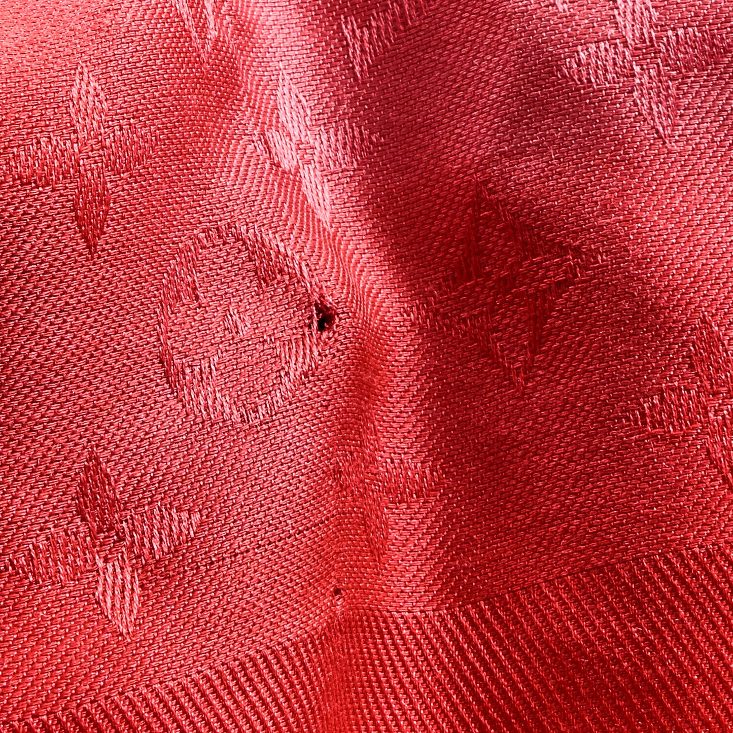 Silk Wool Blurrygram Shawl Flamingo