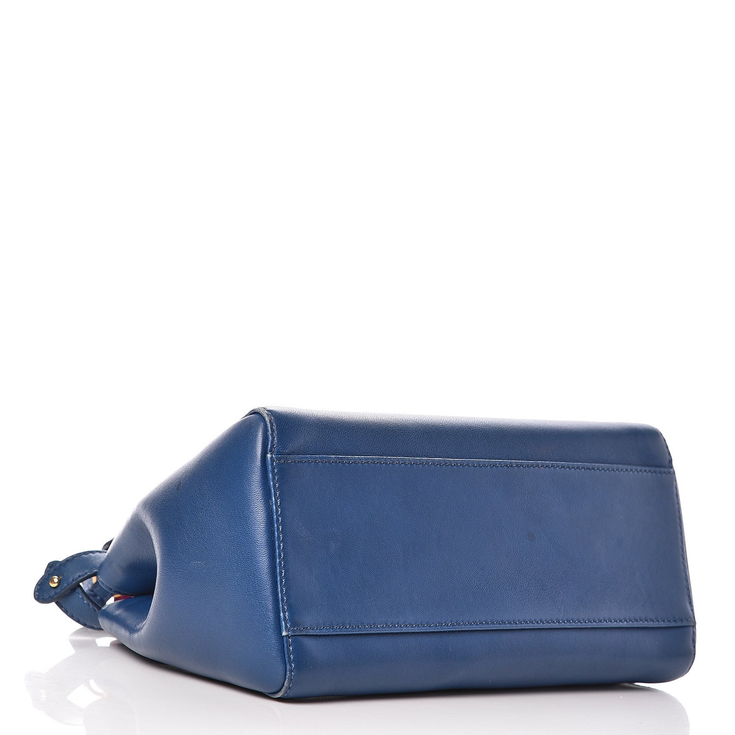 Nappa Colorblock Mini Peekaboo Iconic Satchel Iris Magenta Bubblegum