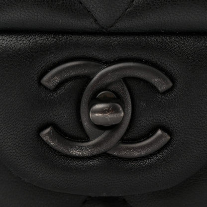 Chanel Lambskin Quilted Jumbo Double Flap So Black 15 of 16